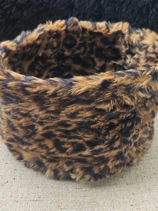 Women Hat Faux Fur Brown Cap Roud Winter Warm Russian Hat unbranded One size main image 4